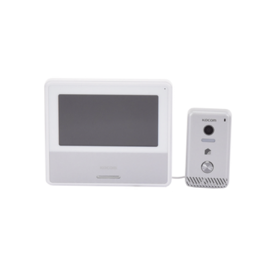 KIT DE VIDEOPORTERO IP COLOR NEGRO / Apertura con app / Súper elegante / Monitor WIFI / soporta 4 monitores y 2 frentes de calle/ Alimentacion 110vca