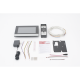Kit de Videoportero Analógico de Plastico / IP a 4 Hilos con Función de Llamada a App Hik-Connect / Monitor se Conecta a Internet por Cable o WiFi y por 4 Hilos al Frente de Calle / Expandible a Mas Equipos 