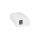 Caja de Montaje en Superficie, Para 2 Módulos Keystone, Color Blanco