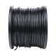 Bobina de 1000 ft ( 305 m ) Cat5e con gel para exterior, color Negro, para aplicaciones en sistemas de redes de datos y cableado estructurado.Uso intemperie.