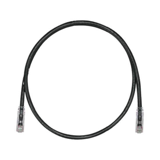 Cable de Parcheo TX6, UTP Cat6, 24 AWG, CM, Color Negro, 6 ft.