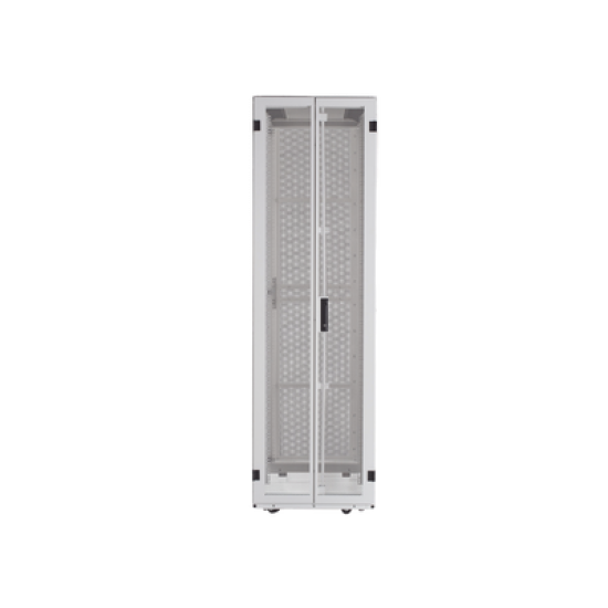 Gabinete FlexFusion™ XGL (Light) para Centros de Datos, 42 UR, 800 mm de Ancho, 1070 mm de Profundidad, Fabricado en Acero, Color Blanco