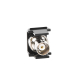 Módulo Acoplador Coaxial Tipo BNC, Keystone, de 50 Ohms, Color Negro