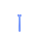  Cincho de contacto,  color azul, 150 x 12mm (20pzs) (4300-02005)