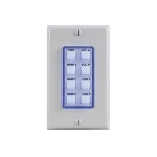  Panel de control de red de 8 botones
