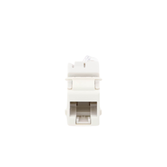 Jack UltraMAX Cat6A, UTP, Tipo Keystone, Color Blanco, Punch Down