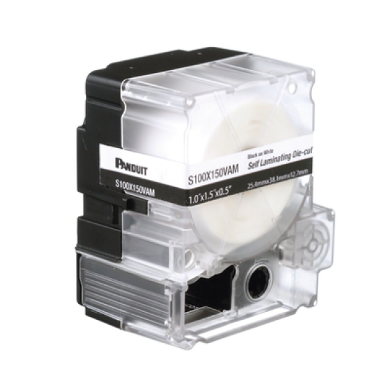 Casete  de 125 Etiquetas Autolaminadas para cables 8-4 AWG 1 X 2.25