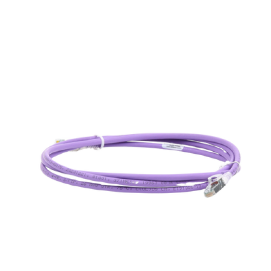 Patch Cord Z-MAX Cat6A S/FTP, CM/LS0H, 7ft, Color Violeta, Versión Bulk