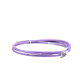 Patch Cord Z-MAX Cat6A S/FTP, CM/LS0H, 7ft, Color Violeta, Versión Bulk