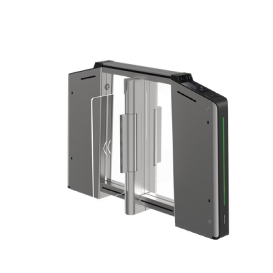  Torniquete Inteligente CENTRAL con Reconocimiento Facial Incluido / Para Ampliar Numero de Carriles con Torniquetes DS-K3B631TX Izquierdo y Derecho / Acero Inxoxidable SUS304 / Carril de 65 cms