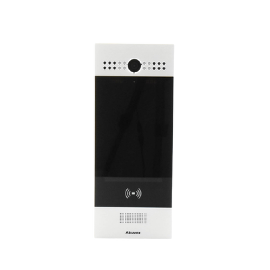 Frente de Calle / Ideal para fraccionamientos / Administración 100% en la Nube / Notificación a APP / Llamada Telefónica / ANDROID / SIP / ONVIF /Reconocimiento Facial /  QR y PIN para Visitas desde la APP / IP65 / IK06 / Bluetooth