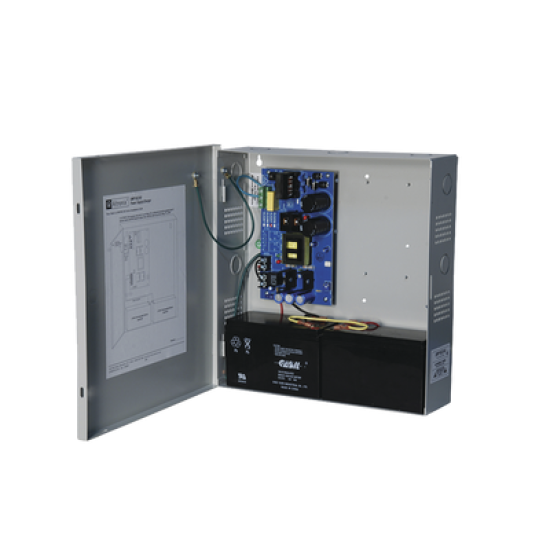 Fuente de Poder ALTRONIX de 24 Vcc @ 10 Amper / 1 salida / Ideal para aplicaciones de Control Acceso/Intrusión / CCTV / Con voltaje de entrada de 115 Vca / Con capacidad de baterías de respaldo / Requieren baterías 