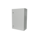 Gabinete de Acero IP66 Uso en Intemperie (500 x 700 x 250 mm) con Placa Trasera Interior Metálica y Compuerta Inferior Atornillable (Incluye Chapa y Llave T).