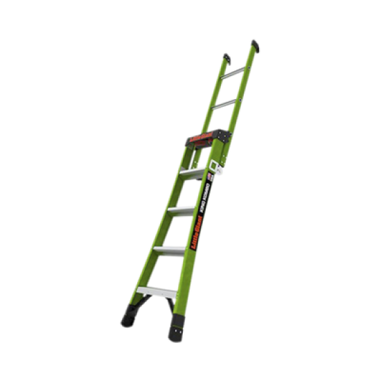 Escalera de Tijera 3 en 1 de 1.5 Metros, Fibra de Vidrio (SKU13906-001). Hecha en E.U.A. (Versión 2.0)
