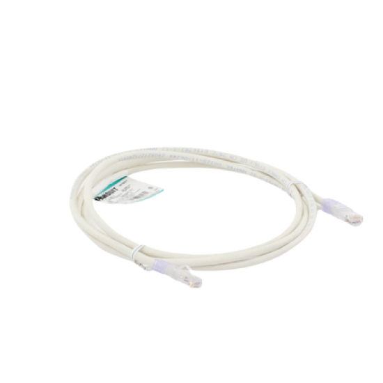 Cable de parcheo UTP Categoría 6, con plug modular en cada extremo - 2 m. - Blanco Mate