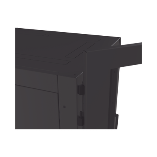 Gabinete Profesional para Telecomunicaciones de 24UR, 600 mm de Ancho x 1000 mm de Profundidad, Se envía el Gabinete Armado.