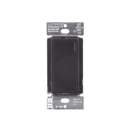 (RadioRa3) Apagador Sunnata color negro para linea Radio Ra3, 8A de iluminación, 5.8A Motor