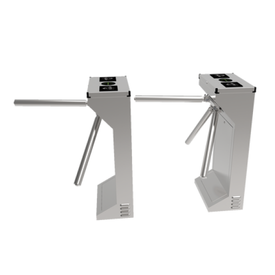 Torniquete Industrial en Acero Inoxidable, Bidireccional, USO RUDO, Espacio para Lectora de Proximidad