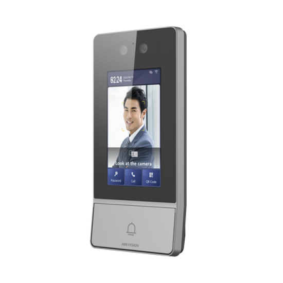 Videoportero IP 2 Megapixel / Llamada y Apertura Remota desde App Hik-Connect / Reconocimiento Facial / Panel touch 4.3