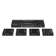 Kit Divisor y Extensor HDMI / Divide 1 Fuente HDMI a 4 Pantallas / Extiende la señal HDMI hasta 70 m / Resolución 4K @ 60 Hz/ Cat 6/6a/7 / IPCOLOR / CERO LATENCIA / Uso 24/7 / Puerto S/PDIF / EDID / RS232 / Salida Loop / Alimente solo el Tx 