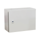 Gabinete de Acero IP66 Uso en Intemperie (400 x 300 x 300 mm) con Placa Trasera Interior Metálica y Compuerta Inferior Atornillable (Incluye Chapa y Llave T). Ideal para Centros de Carga y Tableros de Control.