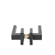 Manija Castelli Biométrica/ Acabado Negro / 30 usuarios/Para Puerta Izq o Derecha de 60-70mm