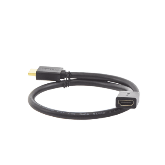 Cable extensor HDMI de 0.5M / 4K@60Hz / 3D / HDR /  Macho a Hembra /  Núcleo de cobre estañado / Transmisión estable.