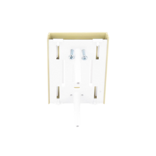 Soporte y tapa universal color Marfil de PVC auto extinguible, para canaleta TEK-100-M (5595-19001)