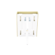 Soporte y tapa universal color Marfil de PVC auto extinguible, para canaleta TEK-100-M (5595-19001)