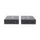 Kit Extensor HDMI con KVM | 70m | 4K2K@60Hz | 4:4:4 |  HDMI2.0b y HDCP 2.2 | Salida de Audio 3.5mm | Admite PoC | Admite USB 1.1
