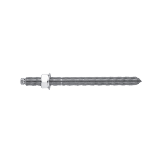 Esparrago químico galvanizado 20 x 260 mm.