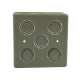  Caja Cuadrada  de 1/2