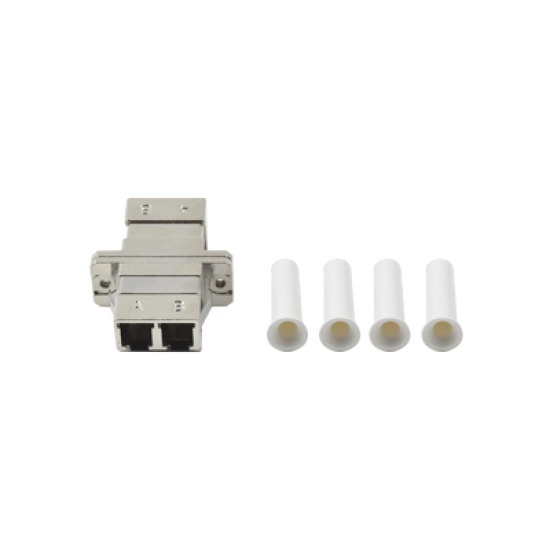 Módulo acoplador de fibra óptica duplex LC/PC a LC/PC compatible con fibra Multimodo