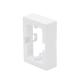 Caja sin fondo Universal, Color blanco de PVC auto extinguible (7900-02002)
