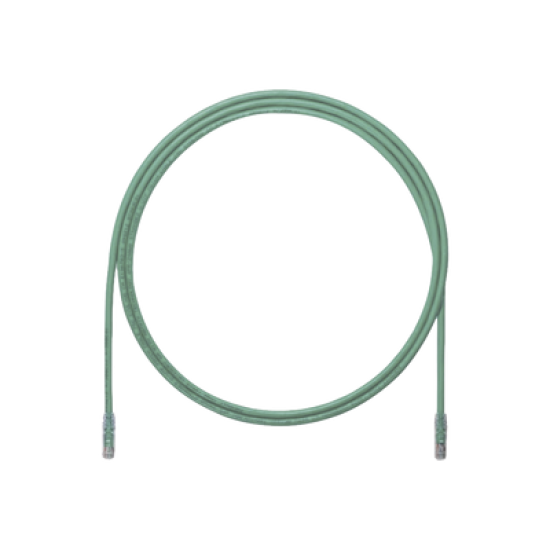 Cable de Parcheo UTP, Cat6A, 24 AWG, CM, Color Verde, 5 ft
