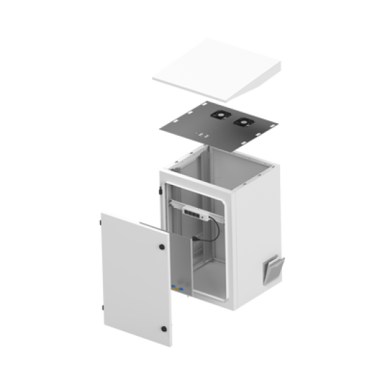 Gabinete de Exterior con Rack de 19