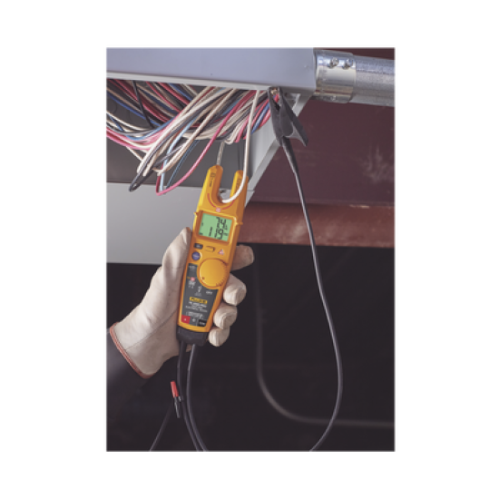 Probador Eléctrico de Pinza Abierta Field Sense, Medición de Tensión 1000 Vca y Corriente 200 A Simultáneos. Aplicación Eléctrica y HVAC 
