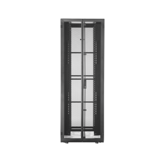 Gabinete FlexFusion™ XGL (Light) para Centros de Datos, 42 UR, 600 mm de Ancho, 1200 mm de Profundidad, Fabricado en Acero, Color Negro