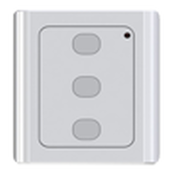 Control Remoto Inalambrico  RF de PARED,  compatible con ACCESSFORCE y FS1000SPEED
