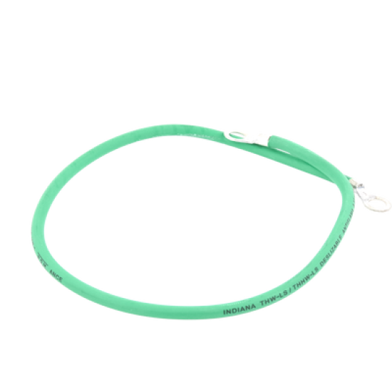 Jumper para Puesta a Tierra con Cable 8 AWG con Conectores de Ojo de 50 cm.