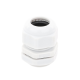 Conector Plástico Blanco Tipo Glándula para Rosca NPT 3/4