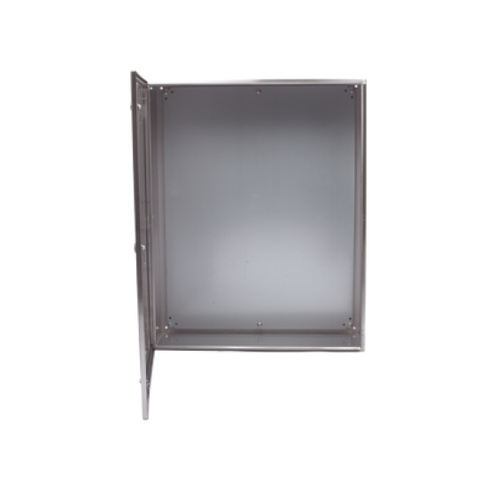 Gabinete de Acero Inoxidable IP66 Uso en Intemperie (800 x 1000 x 300 mm) con Placa Interna Galvanizada.