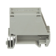 Adaptador de 1 Puerto, Para Conectores Tipo Mini-Com, Montaje en Riel Din Estándar de 35mm, Color Gris Internacional