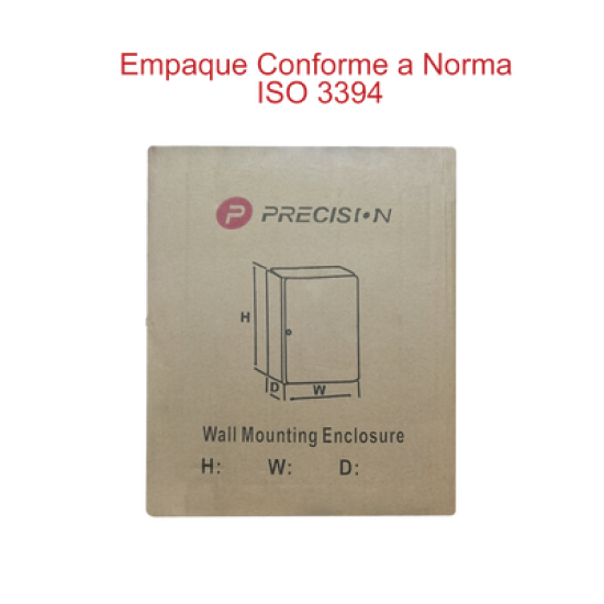 Gabinete de Acero IP66 Uso en Intemperie (300 x 400 x 200 mm) con Placa Trasera Interior de Metal y Compuerta Inferior Atornillable (Incluye Chapa y Llave T).