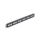 Panel de Parcheo Modular Mini-Com (Sin Conectores), Plano, Sin Blindaje, de 24 puertos, 1UR