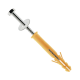 Tornillo P / Tope Estacionamiento / Reductor D / Velocidad / 12 Cm / Con Arandela / Taquete D / Plastico.