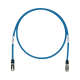 Patch Cord Cat6A, Blindado S/FTP, CM/LS0H, 10ft, Color Azul