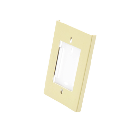 Soporte y tapa universal color Marfil de PVC auto extinguible, para canaleta TEK-100-M (5595-19001)