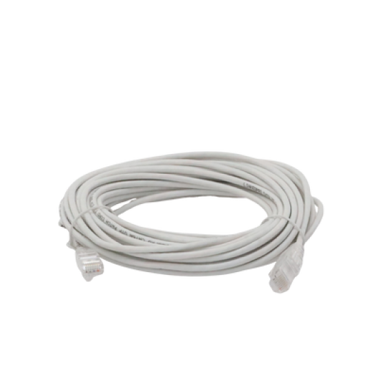 Cable de Parcheo Slim UTP Cat6A - 10 m Blanco, Diámetro Reducido (28 AWG)