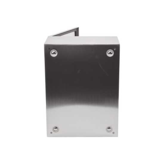 Gabinete de Acero Inoxidable IP66 Uso en Intemperie (300 x 400 x 200 mm) con Placa Interna Galvanizada.
